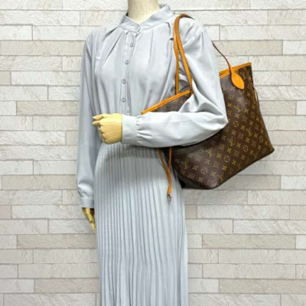 Louis Vuitton Monogram Tote Neverfull Canvas Brown Bag - Picture 1 of 8